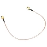 aqxreight 2pcs 50 Ω 15 Cm SMA Männlich zu SMA Männlich RG316 Koaxialkabel für Antennenverlängerungsadapter Der Woll -Verlängerungsanalyse Der 3 -Empfang. Bieten Sie Connect Strong mit Hoch