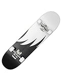 MUWO Street Skateboard 31 x 8 Zoll - Komplettboard für Einsteiger aus stabilem Holz und Aluminium, geeignet für Kinder, Teenager und Erwachsene mit verschiedenen Motive (Swing & Wing)