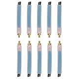 NbgrvB 10pcs Kohlefaser Schweißreinigungsbürste MIG Schweißnahtpolierer mit Kupferrohr, hitzebeständig bis 300, 3 Arten (für A//) M6/M8/M10 für A