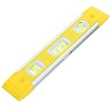 HOMSFOU Mini -Level -Herrscher Wasserwaagen kleine Blase Nivellierer Messung Ebenen Universelle Wasserwaage Balance-Lineal Nivellierwerkzeug kleines Level-Tool Aluminiumlegierung