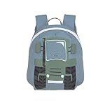 LÄSSIG Kleiner Kinderrucksack für Kita Kindertasche Krippenrucksack mit Brustgurt, 20 x 9.5 x 24 cm, 3,5 L/Tiny Backpack Tractor