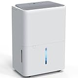Newentor 12L Luftentfeuchter Elektrisch 35dB, 190W Stromsparender Raumentfeuchter, Für Räume ca. 120m³/25m², 10 J. Gar, Entfeuchter Wohnung, Mit 1M Ablaufschlauch, Abnehmbarem Filter, Timer