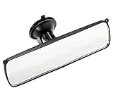 KITBEST Rückspiegel, Fahrlehrerspiegel, Auto-Innenspiegel mit Saugnapf, universeller Auto-Innenspiegel für Auto, SUV, CRV, Vans, Trucks, 250 x 71 mm