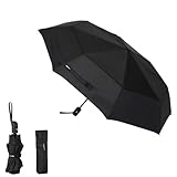Amazon Basics Reise-Regenschirm, automatisch, kompakt,...