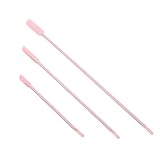 Healifty 3 Stück Make-Up-Silikonspatel Kuchenspatel Flexible Werkzeuge Kuchenschaber Kuchendekorationsspatel Schmaler Make-Up-Spatel Winziger Silikonlöffel Spatel Silikonschaber