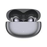 HONOR CHOICE Earbuds X5 Pro True Wireless Earbuds, Bluetooth 5.3 In Ear 46dB Geräuschunterdrückung, Tri-Mic AI Clear Sound Quality 40 Stunden, IP54 Waterproof Bluetooth Sports Headphones, Silber