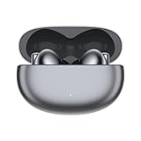 HONOR CHOICE Earbuds X5 Pro True Wireless Earbuds, Bluetooth 5.3 In Ear 46dB Geräuschunterdrückung, Tri-Mic AI Clear Sound Quality 40 Stunden, IP54 Waterproof Bluetooth Sports Headphones, Silber