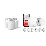 tado° smartes Heizkörperthermostat 3er-Pack – WiFi Zusatzprodukt als Thermostat für Heizung und Digitale Einzelraumsteuerung per App & X-Sense XS01-M ProConnected Rauchmelder mit SBS50 Basisstation