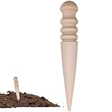 Generic Dibbler Gartengerät aus Holz, Garten-Handdibber | Handdibber für Pflanzen | Leicht zu greifendes Mini-Dibber-Gartengerät zum Pflanzen von Sämlingen, Blumenzwiebeln, Umpflanzen von Pflanzen,