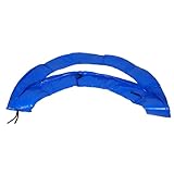 NAMOARLY Ersatz Trampolinpolster Ø Wetterfeste Federabdeckung mit Schaumstoffschutzring Trampolin Schutzmatte für Außenbereich Runde Sicherheitsabdeckung