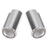 Garneck 2 Rollen Haarfärbemittel Alufolie für Dauerwellen Friseurbedarf Hitzespeichernde Salon Alufolie für Strähnchen und Pflegebehandlungen