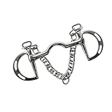 OAJABBGE Pferdegebiss Aus Edelstahl Mit Weichen Silikonpolstern – Empfindlicher Mundkomfort Und Einfaches Design Haltbarkeit. Reitgebiss