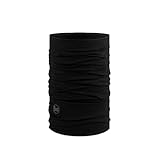 Buff Merino Lightweight Multifunktionstuch SOLID BLACK