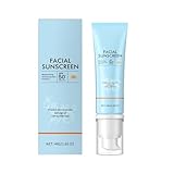 Erfrischende Sonnencreme Gesicht – UV-Schutz mit Hyaluron & Aufhellender Pflege nicht Fettende Sonnencreme 5 für das Gesicht Geeignet für alle Hauttypen, 48g (3)