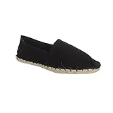 Sonnenscheinschuhe ESPANDRILLOS schwarz Gr. 36-46 NEU Schwarze Espadrilles Espas Espandrilles Espadrillos (eu_Footwear_Size_System, Adult, Numeric, medium, Numeric_43)