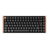 Keychron K2 HE Special Edition – Layout Italienisch QWERTY – mechanische Tastatur 75% Wireless, magnetische Switches, RGB, QMK/VIA, Dunkles Holz, Keycap PBT, Mac/Windows, 2,4 GHz/Bluetooth/USB-C