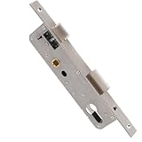 SKDFHOD Einsteckschloss Rohrrahmenschloss Edelstahl, Gartentor Schloss 85x25mm, Edelstahl Gartentür, Türschloss Rohrrahmen Einsteckschloss, Robustes Tor Schloss für Metalltüren