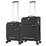 JASLEN - Koffer & Trolleys Trolley Set Reisekoffer Set Reisekoffer Mit Rollen Groß. Gepäck Sets, Schwarz