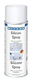 WEICON Silicon-Spray 400 ml I Schützendes Pflege- und Schmiermittel für Kunststoff, Gummi & Metall, transparent