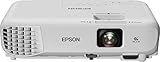 Epson EB-W06 3LCD-Projektor (WXGA 1.280x800p, 3.700 Lumen Weiß- und Farbhelligkeit, Kontrastverhältnis 16.000:1, optionales WLAN, HDMI)