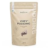 Protein Pudding Schokolade Vegan 450 g - 24 g Eiweiß pro Portion bei nur 106 Kalorien - Low Sugar Schoko Dessert - Zuckerarm - Laktosefrei - Kalorienarm - Fettarm - Glutenfrei