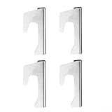 MeevrgR Grillabstandshalter Set - 4er Pack Feuerschalen-Erhöhungen aus Edelstahl für Weber, Plancha & Kugelgrills - 5 cm Luftstromspalt für gleichmäßige Wärmeverteilung