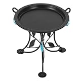 NULYLU Robuster Eisen Blumenständer Stabiler Pflanzenständer für Wohnzimmer und Balkon Minimalistisches Modernes Pflanzenregal als Dekorative Pflanzentreppe und Pflanzer Basis