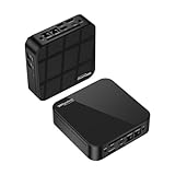 DreamQuest Mini PC Windows 11 Pro 16GB DDR4 512GB M.2 SSD Intel N95 (bis zu 3.4Ghz) Micro Desktop Computer mit HDMI/2x LAN/WiFi 5/BT 5/4xUSB3.2 für Office Klein PC Besser als N5105,Type C(Max 10Gbps)