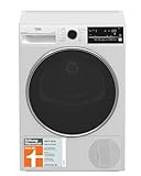 Beko B3T42240S b300 Wärmepumpentrockner, 8 kg, allergikergeeignet, Hygiene Trocknen & Hygiene Auffrischen, SteamCure - Dampffunktion, 14 Programme, Weiß