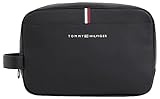 Tommy Hilfiger Herren Th Essential Pique Kulturbeutel Sonstige SLG, Schwarz