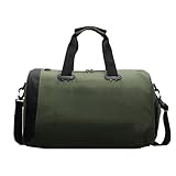 Ergonomische Handgepäcktasche für Trocken- und Nassfach, geräumige Sporttasche für Sport, Schwimmen, Geschäftsreisen, Oxford-Gewebe, Geschäftsreise, Rucksack, grün, Mass Beauty
