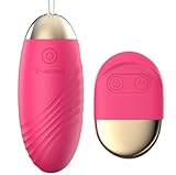 Bullet Vibrator Trustown Vaginal Vibrating Egg Fernbedienung für G-Punkt Klitoris Stimulation Premium Soft Silikon 10 Vibrationsmodi Wiederaufladbar Adult Sex Toys für Frauen und Paare