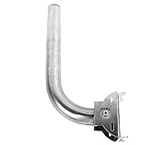 ZJchao Universal Antenne Pole Mount Bracket Außenmontage Richtungsantennen Montagepol mit Kaltem Gerolltem Stahl für eine Verstärkte Signalabdeckung