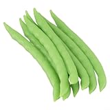 Künstliche grüne Bohnen, künstliches Gemüse, Kunststoff, realistisches Display für Küche, Esszimmer, Schrank, Styling, Fotografie-Requisiten, 8 Stück