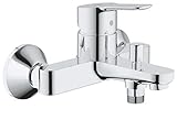 GROHE Start Edge - Einhand- Wannenbatterie (1/2″, Wandmontage, langlebige Oberfläche), chrom, 23348000