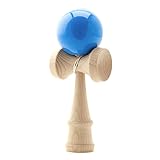 Kendama Japanisches Geschicklichkeitsspiel Blaue Kugel Holz-Spielzeug Kugelfangspiel Marke PRECORN