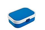 Mepal - Lunchbox Campus - Bento Lunchbox für Kinder - Brotdose mit Bento-Fach & Gabel - Meal Prep Box mit Clip-Verschluss - BPA-frei & Spülmaschinenfest - 750 ml - Blue