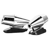 STOBAZA 2 Stück Wildwarnpfeifen für Auto aus Bruchfestem ABS UV Beständig für Stoßstange und Kühlergrill Universell für Pkw Lkw Suv