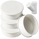 Lüftungsrohr Endstück Abdeckung Rohrabdeckung 50mm 4Stk PVC Abdeckkappe Endkappe Rohr Deckel Muffenstopfen DN50 Verhinderung von Rückströmungen in Rohren (DN50)