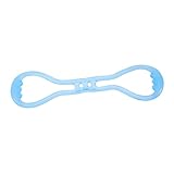 PartyKindom Puller Sportgurte Flexibilitätstraining Stretch Fitness Yoga Zubehör Workout Elastisch Frauen Glute Widerstandsbänder Übungsband Bungee Trainingsgeräte Pilates Bänder Blau
