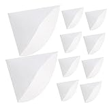 KOCKSHION 100Stücke Kaffeefilterpapier Set für Espresso Einwegfilter für Kaffeekegel für Personen für Aromatischen Kaffee und Tee aus Hochwertigem Glattem