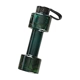 Wasserflasche in Hantelform, 700 ml, tragbarer Behälter, Reise-Fitness-Krug, Sport-Trinkzubehör für Fitnessstudio, Yoga, Laufen, Outdoor-Aktivitäten, Training, 8 x 25,5 cm