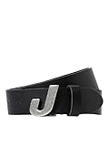 JACK & JONES Herren Jacjones J Leather Belt Gürtel, Black, 105