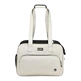 Hundetragetasche, weicher Rucksack mit großen Taschen, tragbare Tragetasche für Welpen, Kätzchen, Hunde, Katzen, Tiere, Reisen, Ausflüge, Picknick, Spazierengehen, Park, Einkaufen, Autofahrten