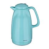 ROTPUNKT Isolierkanne 227 Bella 1,5 l | Zweifunktions-Drehverschluss | BPA-frei - gesundes Trinken | Made in Germany | Warm + Kalthaltung | Glaseinsatz | Fresh Mint