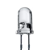 Lumetheus LED 5mm Farbe weiß 14.000 mcd 25 Stück Leuchtdiode extra hell 3V weiße Diode 2 Pin LEDs