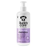 Weißes Hundeshampoo von Buddycare - Aufhellendes und Aufhellendes Shampoo für Hunde - Tiefenreinigung, frisch duftend - Mit Aloe Vera und Pro-Vitamin B5 (500ml)