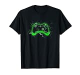 Video Game Controller Shock Lightning Bolt Gaming Gamer T-Shirt