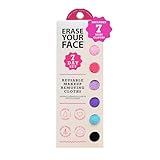 ERASE YOUR FACE Wiederverwendbare Make-up-Entferner-Tücher (7 Stück)
