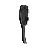 Tangle Teezer Haarbürste Schwarz, Large Ultimate Detangler Black Gloss, Entwirrungsbürste Trockenes & Nasses Haar, Bürste ohne Ziepen